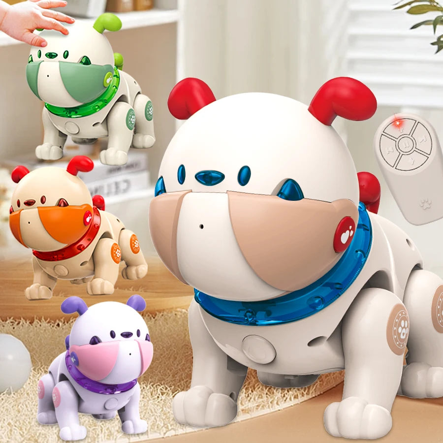 Children's Toy Remote Control Intelligent Robot Dog DIY programming voice interactive electronic pet dog robot model gift