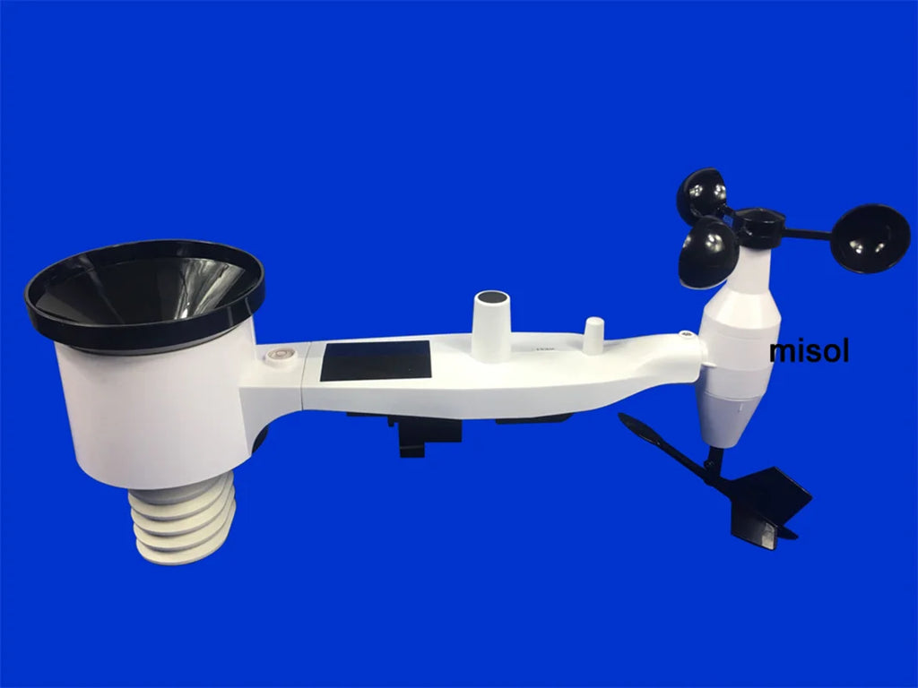 professional weather station wind speed wind direction temperature humidity rain 433Mhz