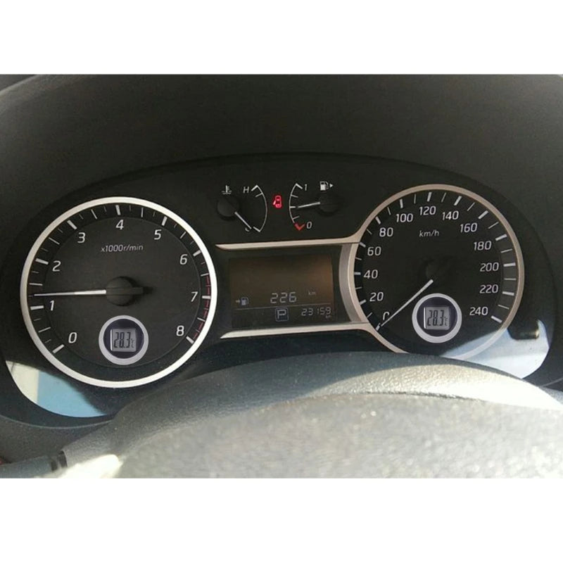 Mini Motorcycle Thermometer Waterproof Stick-On Motorbike Mount Watch Digital Temeperature Meter Waterproof