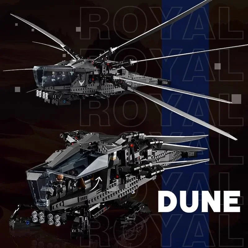 1369PCS Icons Dune Atreides Royal Ornithopter Model Building Blocks Fit 10327 Set Creative Bricks Toy For Kids Gifts