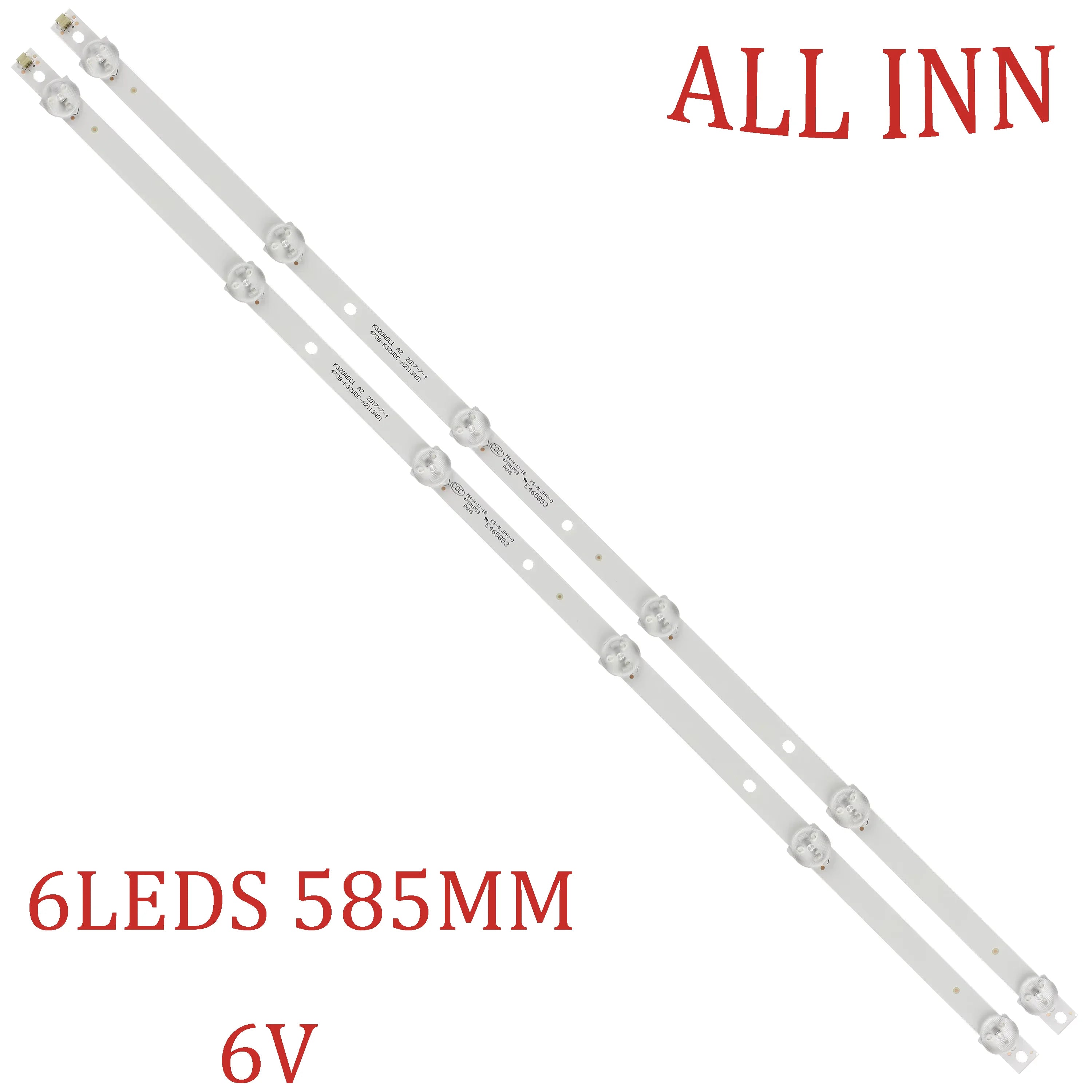 LED strip 6 lamp for 32PHF5082/T3 32S2855EC 32HK1810T2 4708-K32WDC-A2113W01 SVK320AL1_WICOP_6LED_K320WDC1 A2 SVK320AI1
