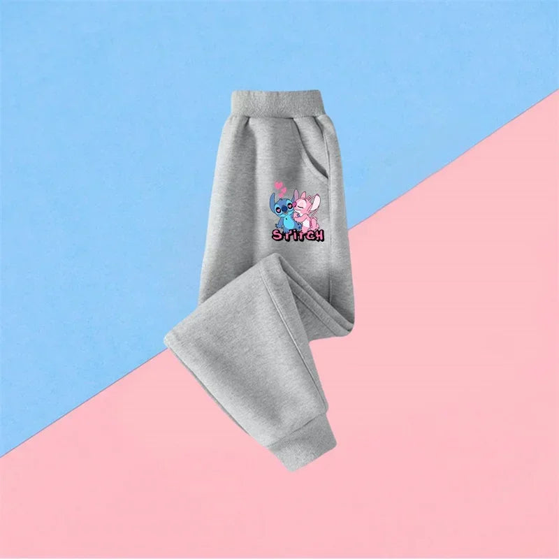 Kawaii Lilo Stitch Zipper Hoodie Kid Clothes Girls Clothing Fashion Baby Boys Clothes Autumn Warm Stitch Sweatshirt Children Top