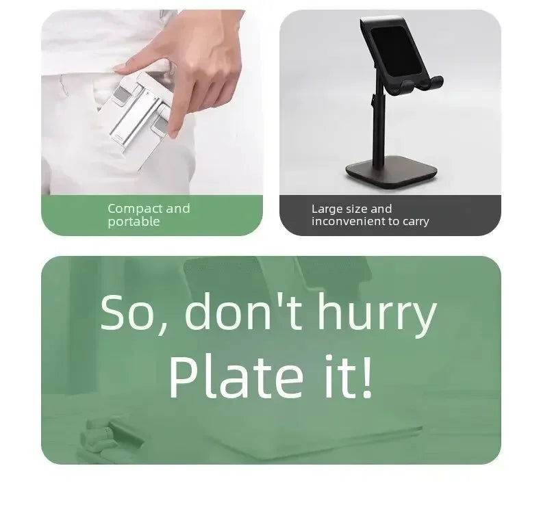 Uniwersalny kreatywny uchwyt na telefon komórkowy Pulpit Leniwy tablet na żywo Nocny składany przenośny uchwyt podporowy