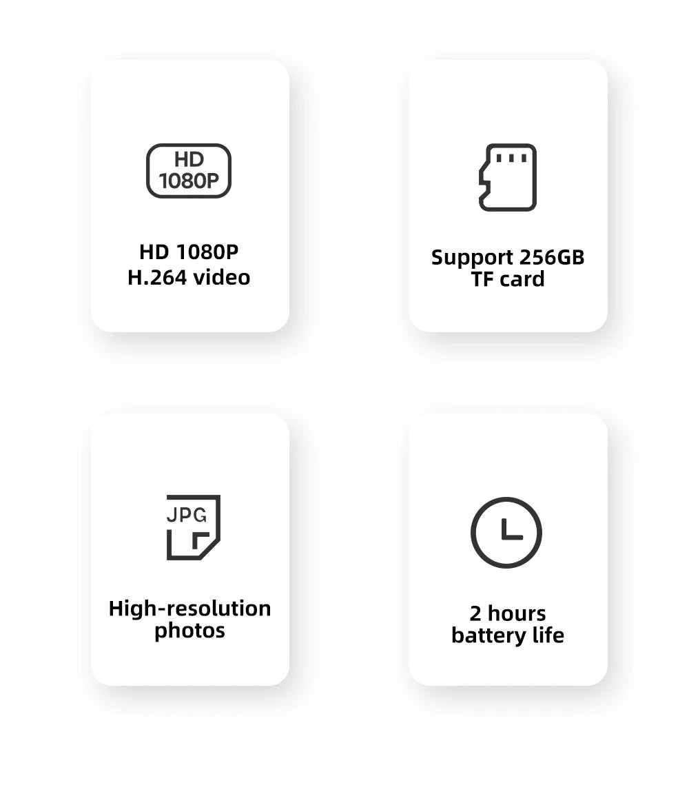 4K HD FPV Smart Glasses WIFI Camera 1080P Video Recording Mini Wireless Bodycam Vlogging POV Action Sports Motorcycle Cycling