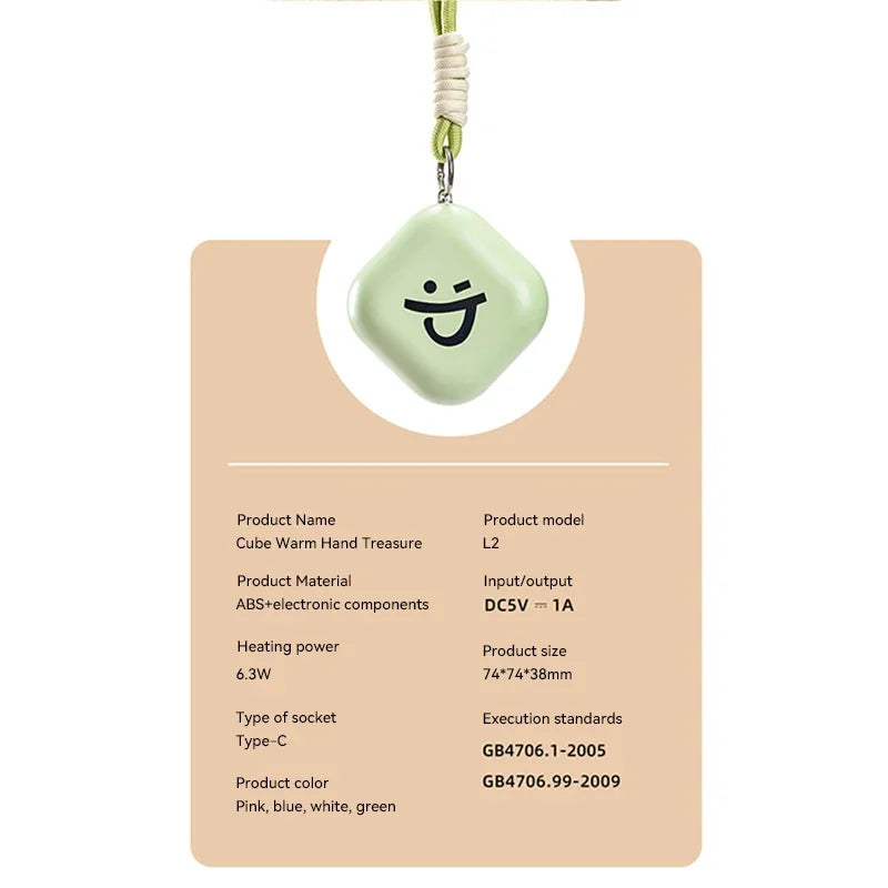 Xiaomi Portable Mini Winter Hand Warmer Intelligent Temperature Control Usb Rechargeable Long Life Outdoor For Gifts In Winter