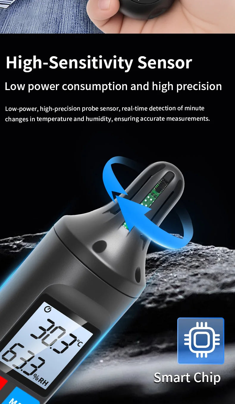 Mini Digital -10℃-60℃ Thermometer Hygrometer Temperature Indoor Convenient Temperature Sensor Humidity Meter Gauge Instrument