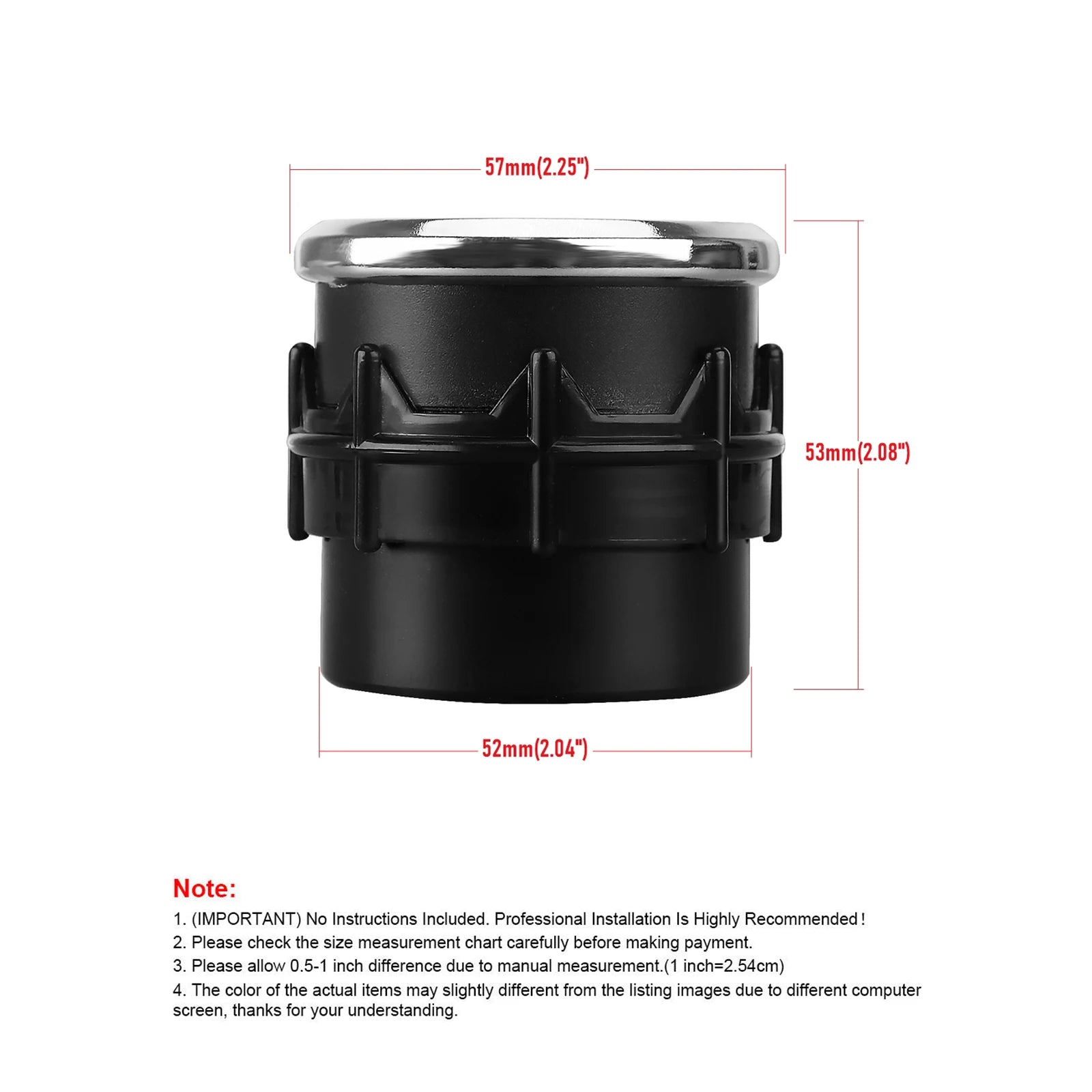 2'' 52mm 40-140 Degrees celsius 12V Water Temp Gauge Celsius 7 Colors Pointer Water temperature meter With Stepper Motor