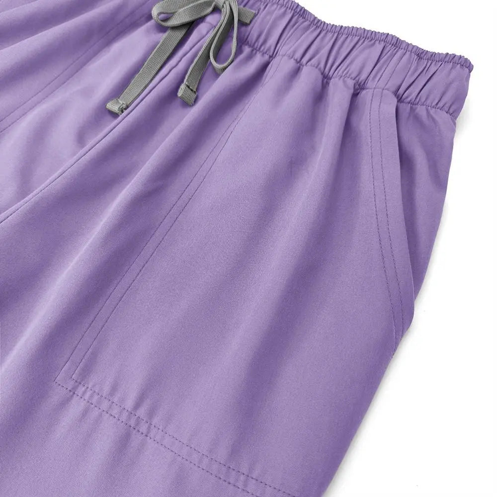 Soft Pink Clinical Uniform with Pockets Scrub Top & Pants Woman Pharmacy Workwear Work Clothes Healthcare Scrubs Sets Veterinary