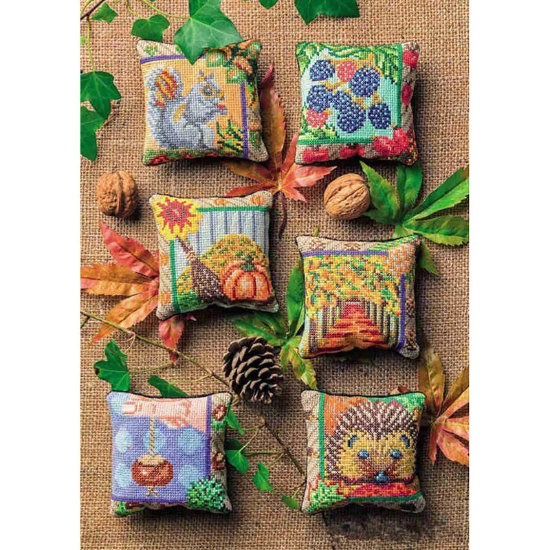 ZC114 Cross stitch kits Cross-stitch embroidery sets Needlework set threads Pin Needle Cushion Biscornu Counted Cross-Stitching