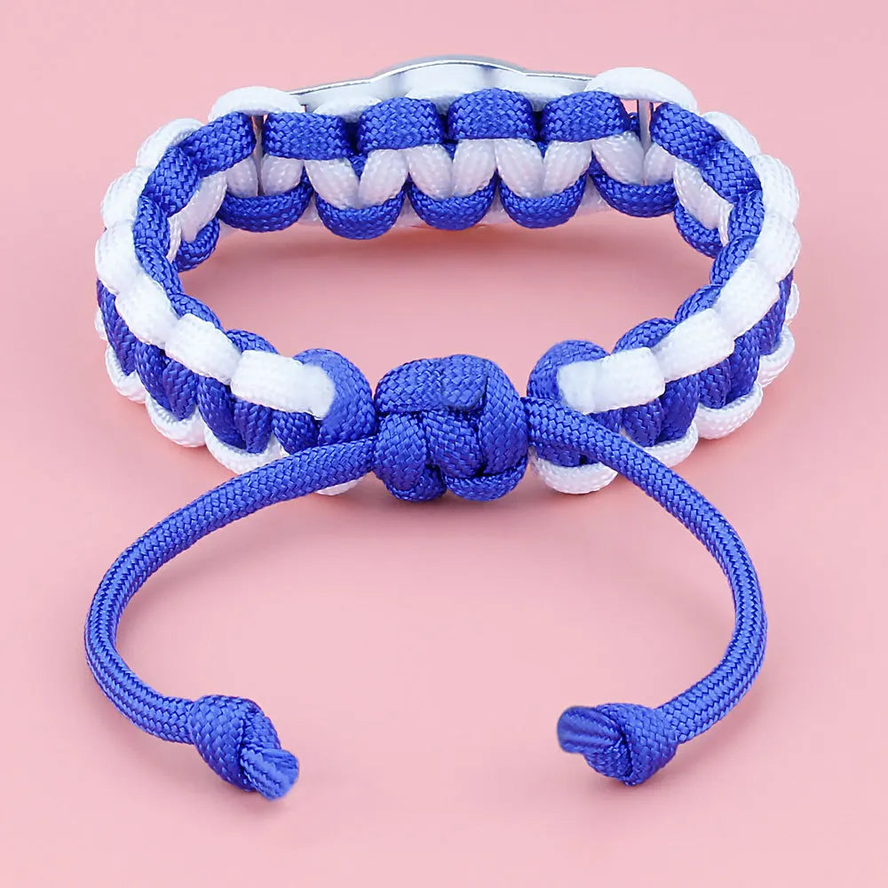 Kawaii Stitch Handwoven Bracelets Lilo Stitch Cartoon Anime Women Jewelry Decoration Woven Bracelet Party Birthday Gifts Girls