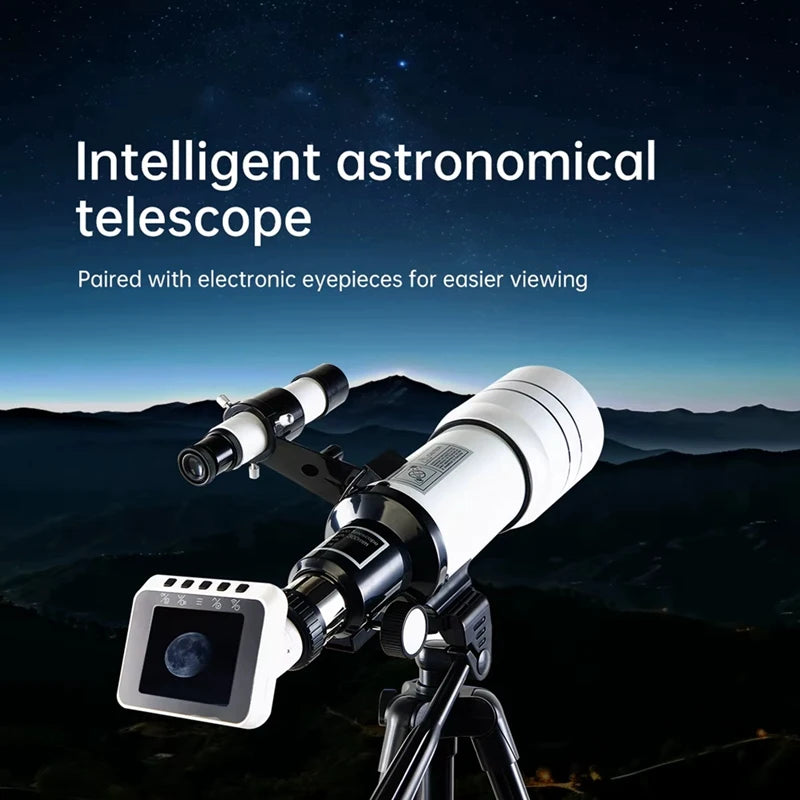 New-30070 WIFI Electronic Eyepiece For Astronomical Telescope Monocular 70MM Large-Aperture For Stargazing Bird Watching