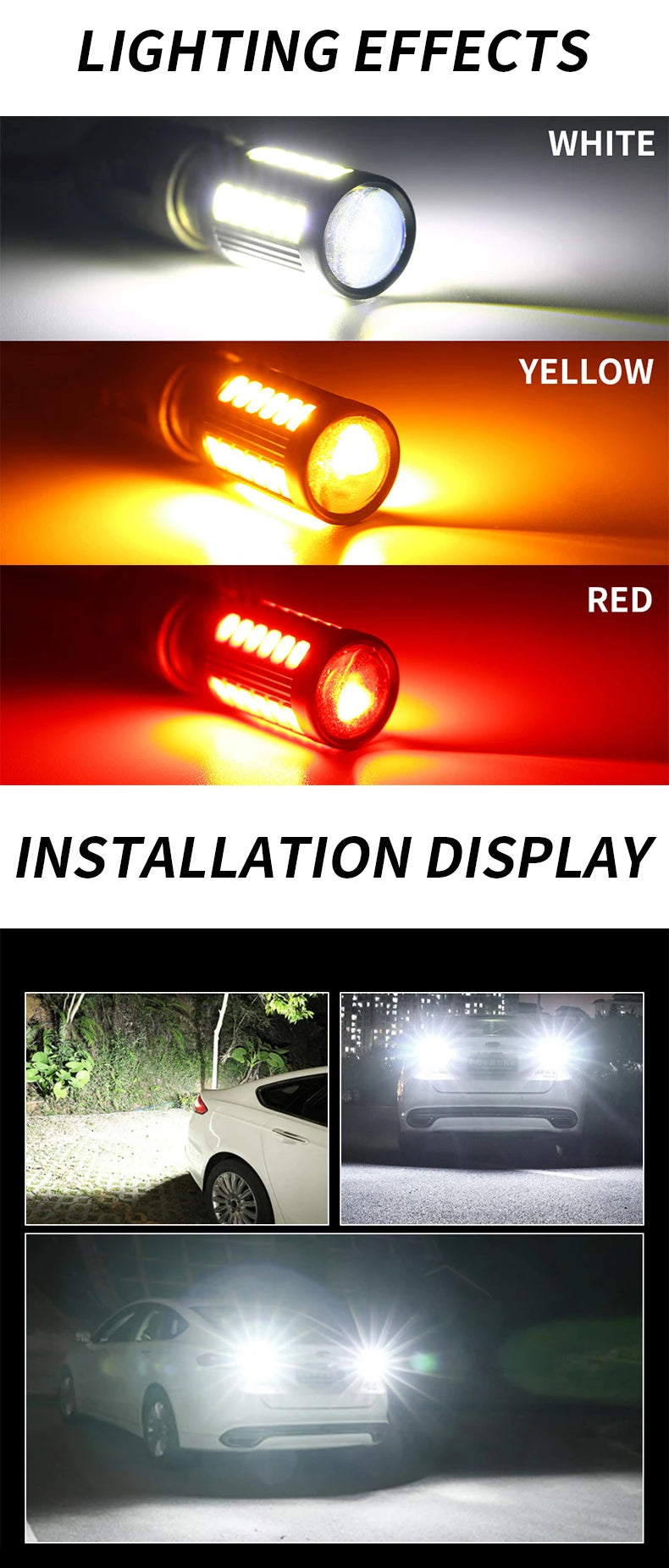 2pcs LED 1156 BA15S P21W 1157 BAU15S PY21W P21/5W BAY15D For Car Truck ATV Light Canbus 5630SMD Turn Signal Lamp DRL Bulb 12V24V