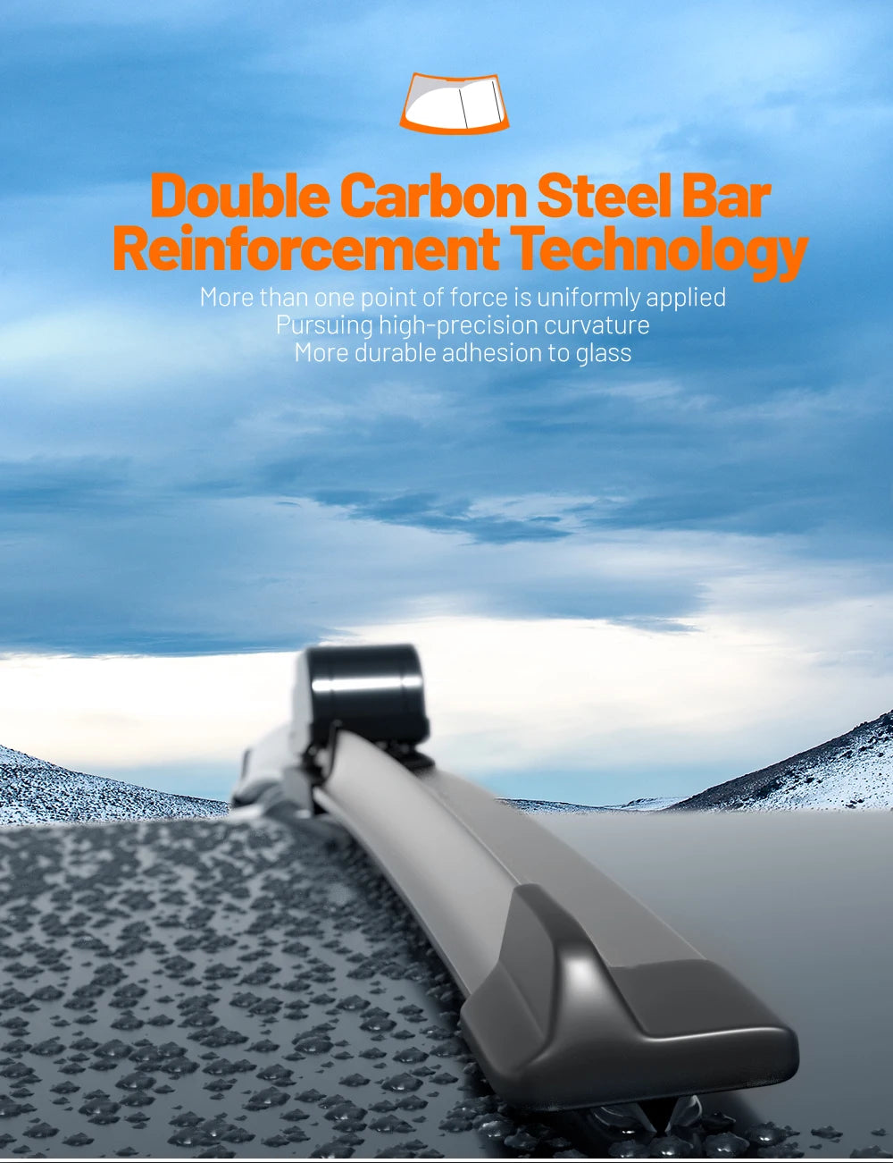 3Pcs Car Wiper For KIA Rio Hatchback Mk3 2011-2017 Front Rear Wiper Blades Brushes Auto Accessories 2013 2014 2015 2016