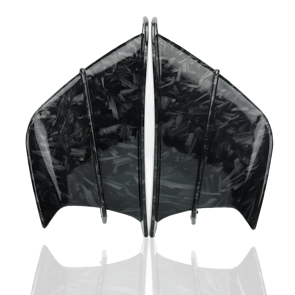 For Kawasaki Ninja ZX6R 636 ZX-25R ZX6RR ZX-6 ZX10R ZX1400 ZX14R ZZR1400 ZZR1100 Motorcycle Winglet Aerodynamic Wing Kit Spoiler