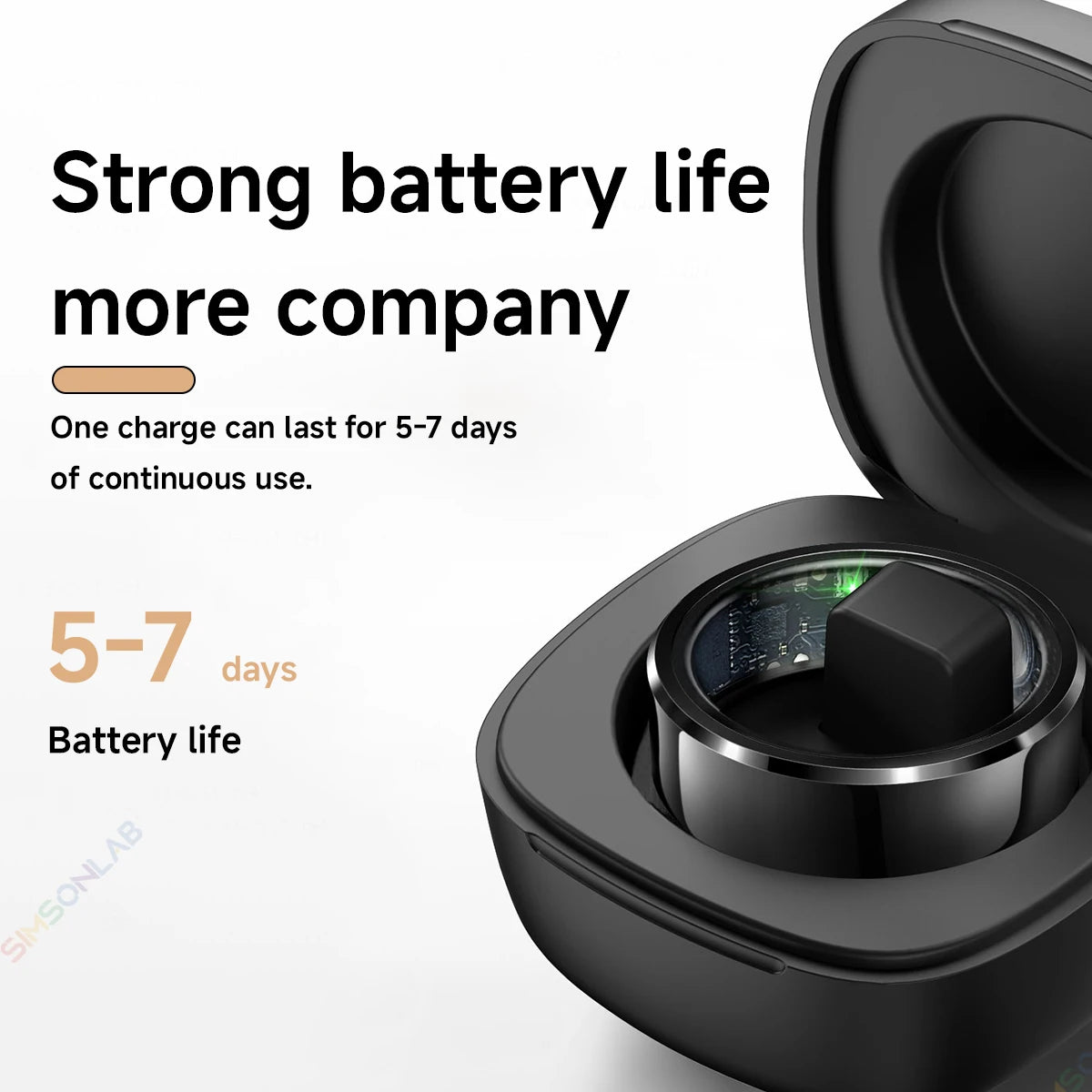 2025 New Smart Ring Sleep Monitor Health Detector IP68 Waterproof Motion Tracker Large Battery R06 Men Women Holiday Gifts Ring