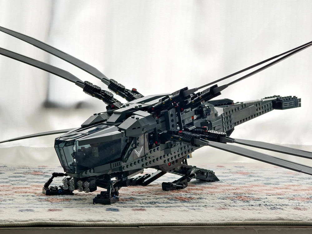 1369PCS Icons Dune Atreides Royal Ornithopter Model Building Blocks Fit 10327 Set Creative Bricks Toy For Kids Gifts