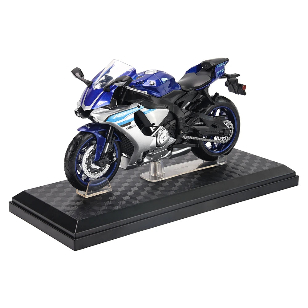 MSZ CCA 1:12 Yamaha YZF-R1 Classic Motorcycle Model Alloy Car Model Toy Car Casting Collection Toy Gift Christmas Gift