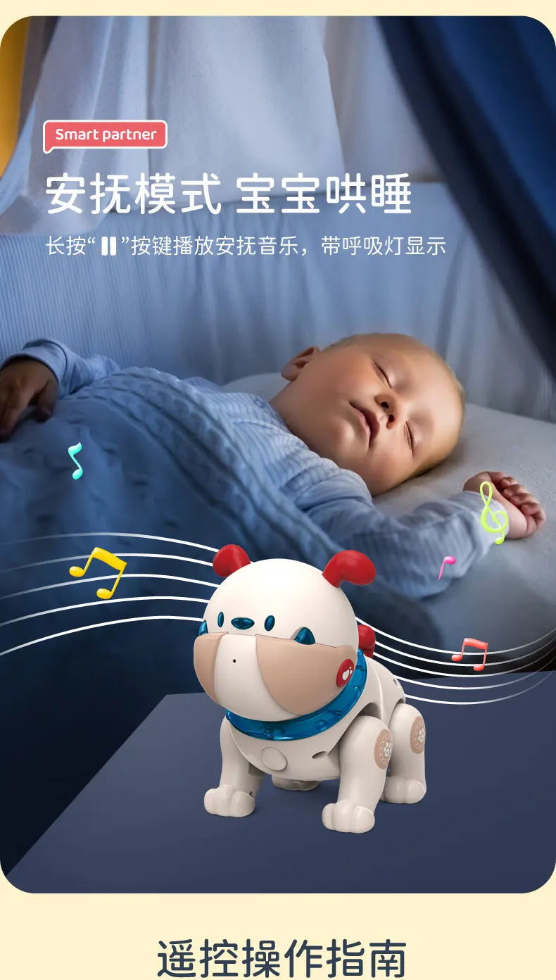 Children's Toy Remote Control Intelligent Robot Dog DIY programming voice interactive electronic pet dog robot model gift