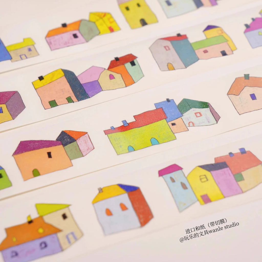 1szt/1lot Dekoracyjne taśmy klejące Zabawne artykuły papiernicze Scrapbooking DIY Papier Japońskie naklejki