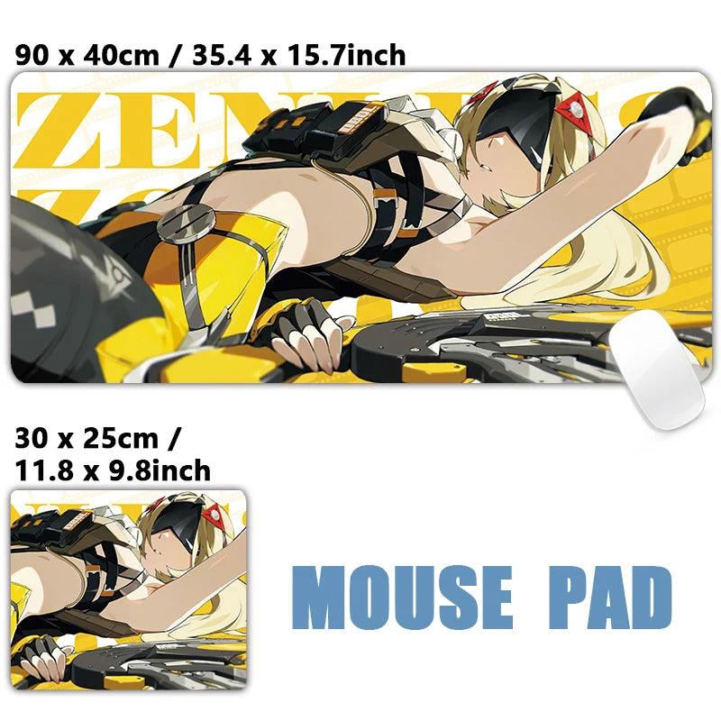 ZZZ Gaming Hoshimi Miyabi Mouse Pad Evelyn Yuzuha Anby Ellen Zenless Zone Zero Keyboard Desk Mats XXL Anime Girls Mousepad