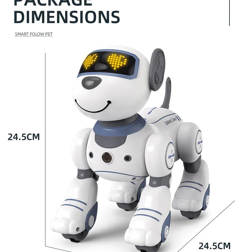 Children's Toy Remote Control Intelligent Robot Dog DIY programming voice interactive electronic pet dog robot model gift