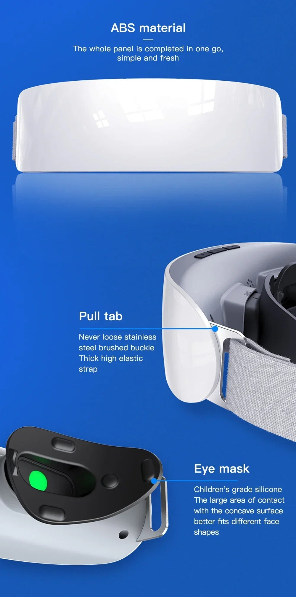 Electric Eye Massager 4D Smart Electric Eye Massage Instrument Eyes Care Glasses Beauty For Strain Massage Relief Health Care