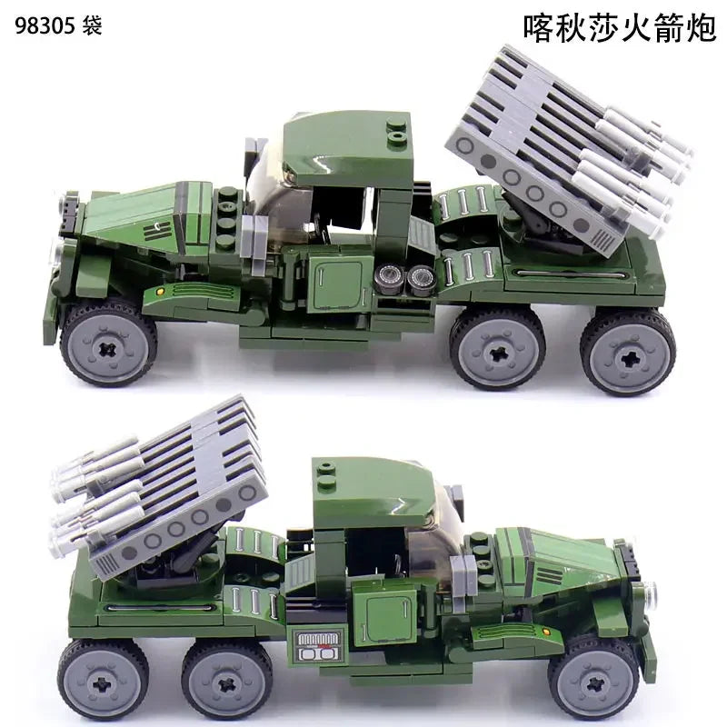 Ww2 German Light Tank PZ.KPFW.38(T)A Military Series WW2 Tank Building Blocks  Bricks Model Set Toys for Kids Gifts