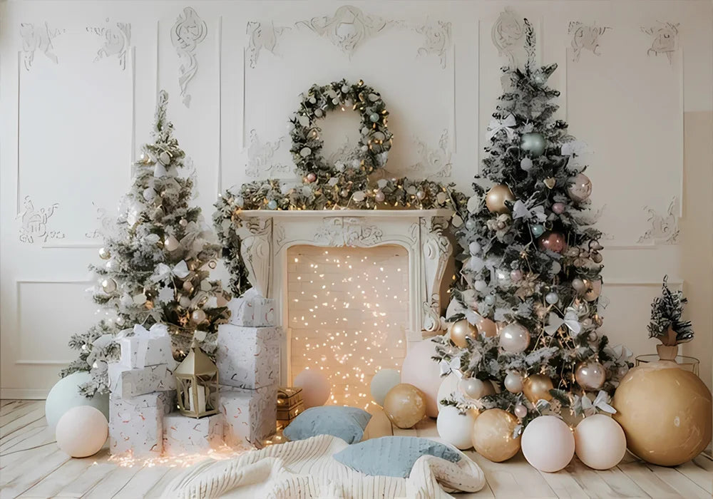Navidad Decoration Anniversaires Xmas Tree Photography Backdrops Merry Christmas Backgrounds