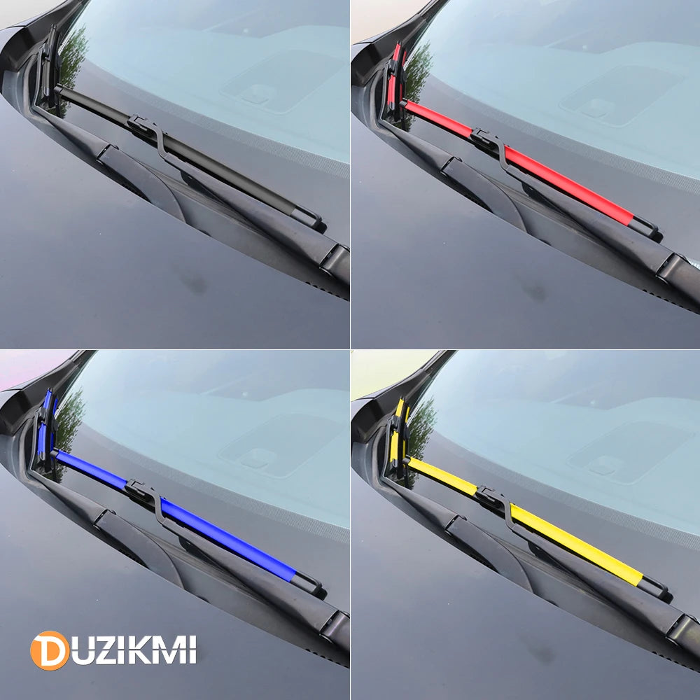 For Kia Carnival 1998-2023 2013 2014 2015 2016 2017 2018 2019 2020 2021 2pcs Front Windshield Windscreen Wiper Blades Red Blue