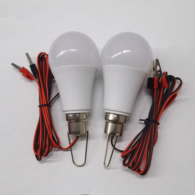 Led Bulb DC 12V 12V-85V 3W 5W 9W 12W 15W 18W With 1.2m Wire Led Lamp 6000K Light Lamp For Home Decoration Led Lamp Home Decor