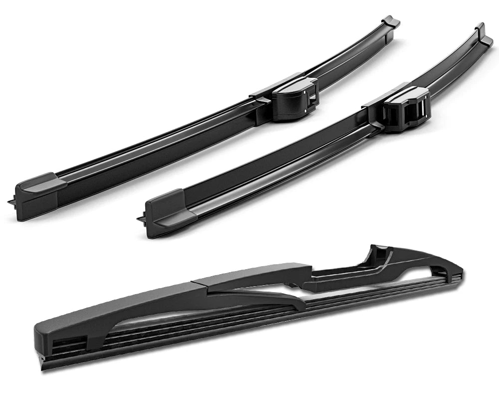 3Pcs Car Wiper For KIA Rio Hatchback Mk3 2011-2017 Front Rear Wiper Blades Brushes Auto Accessories 2013 2014 2015 2016