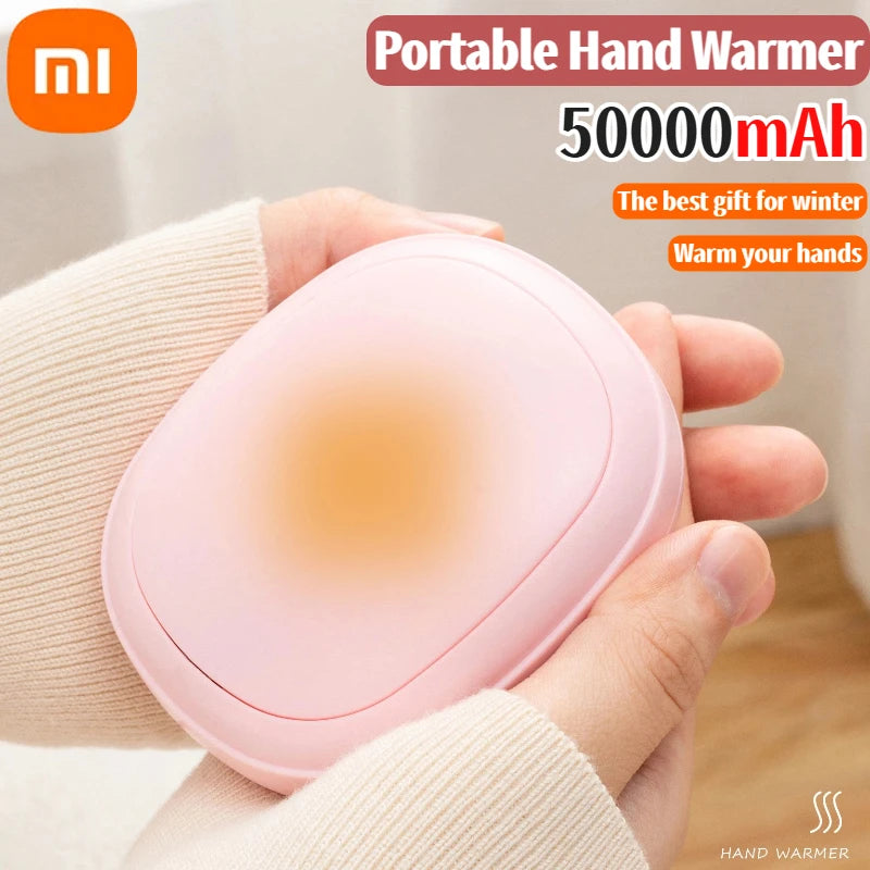 Xiaomi Portable Mini Hand Warmer 3 Level Adjustable Temperature USB Charging Outdoor Durable Double-sided Warmth Artifact Gift
