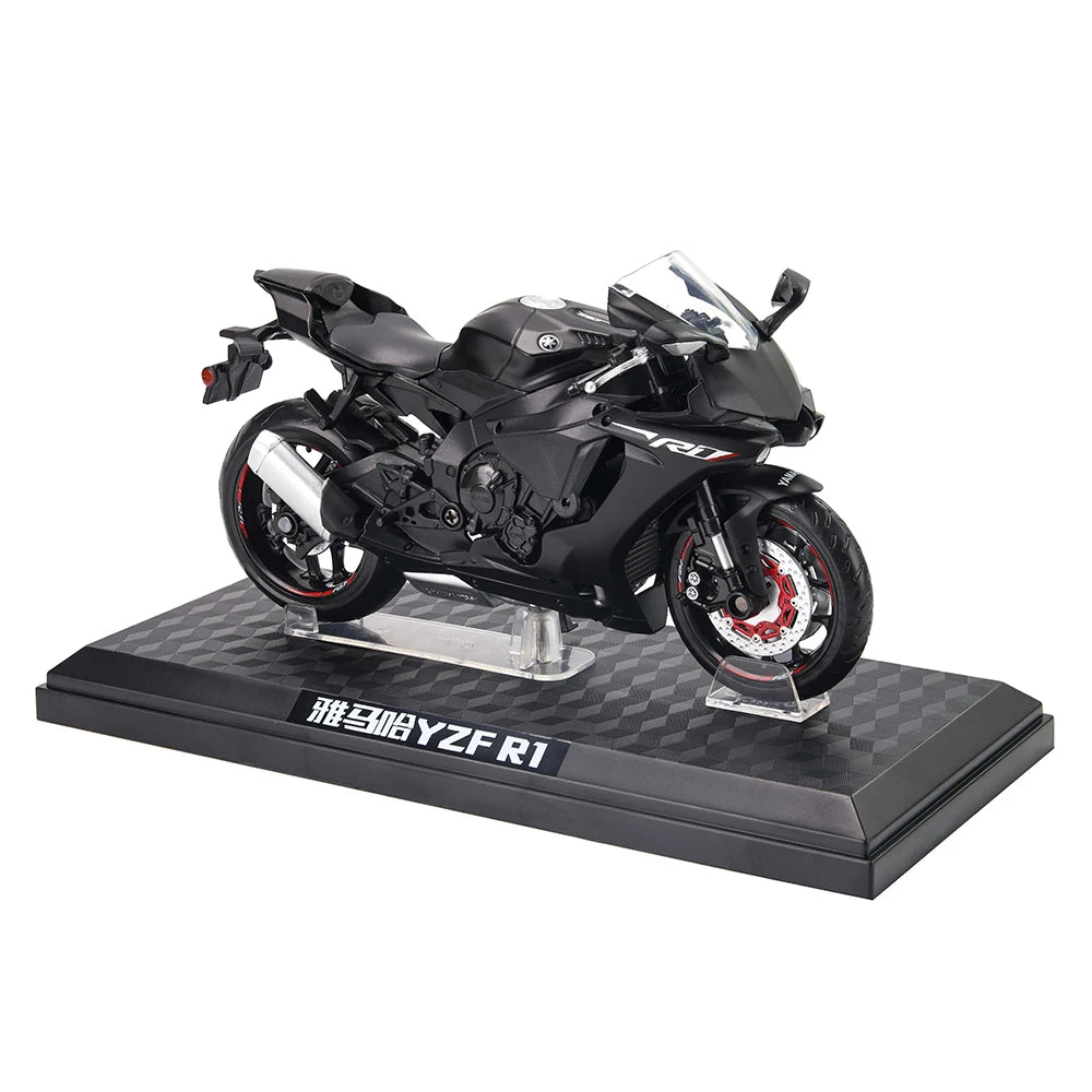 MSZ CCA 1:12 Yamaha YZF-R1 Classic Motorcycle Model Alloy Car Model Toy Car Casting Collection Toy Gift Christmas Gift