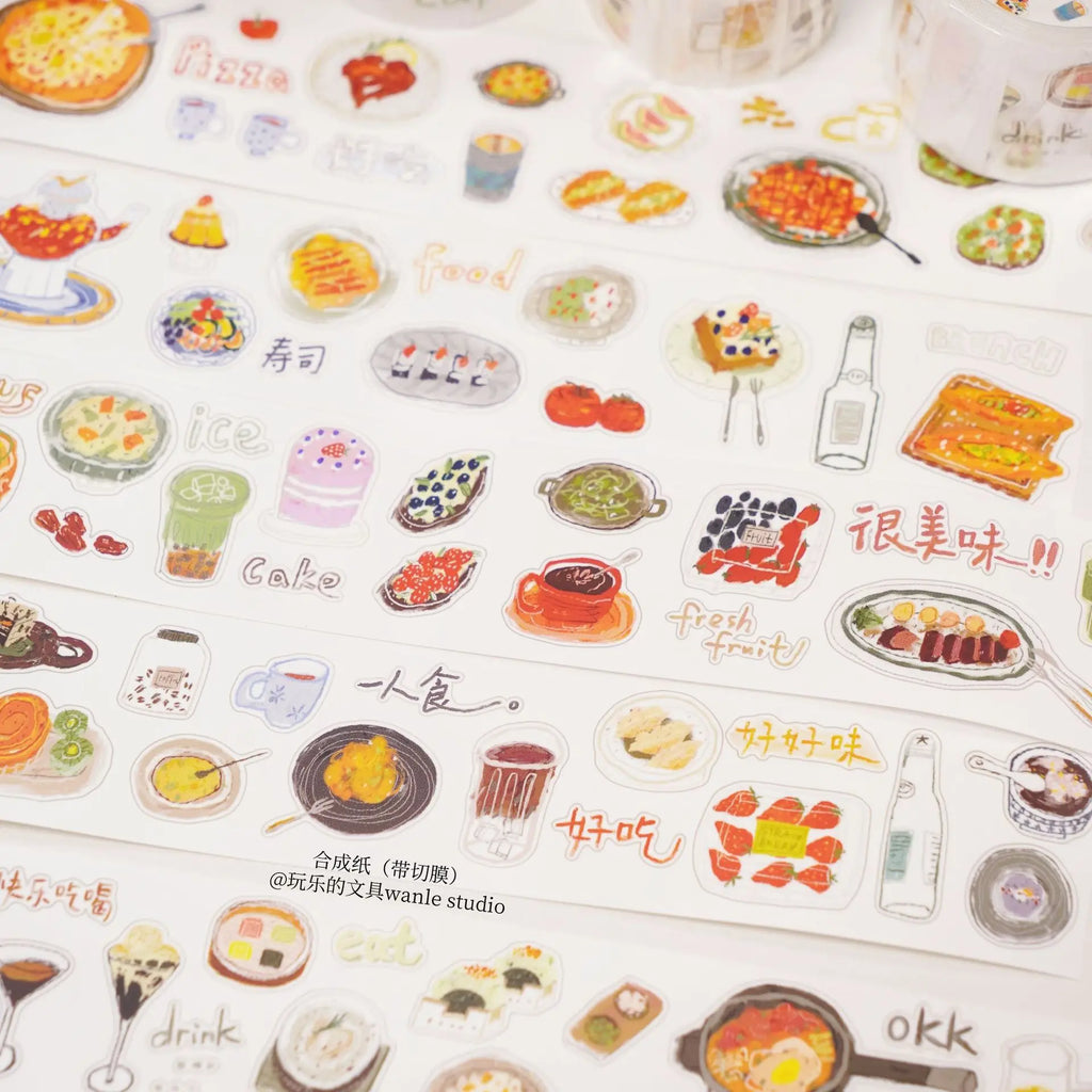 1pcs/1lot Decorative Adhesive Tapes Playful stationery Scrapbooking DIY Paper Japanese Stickers