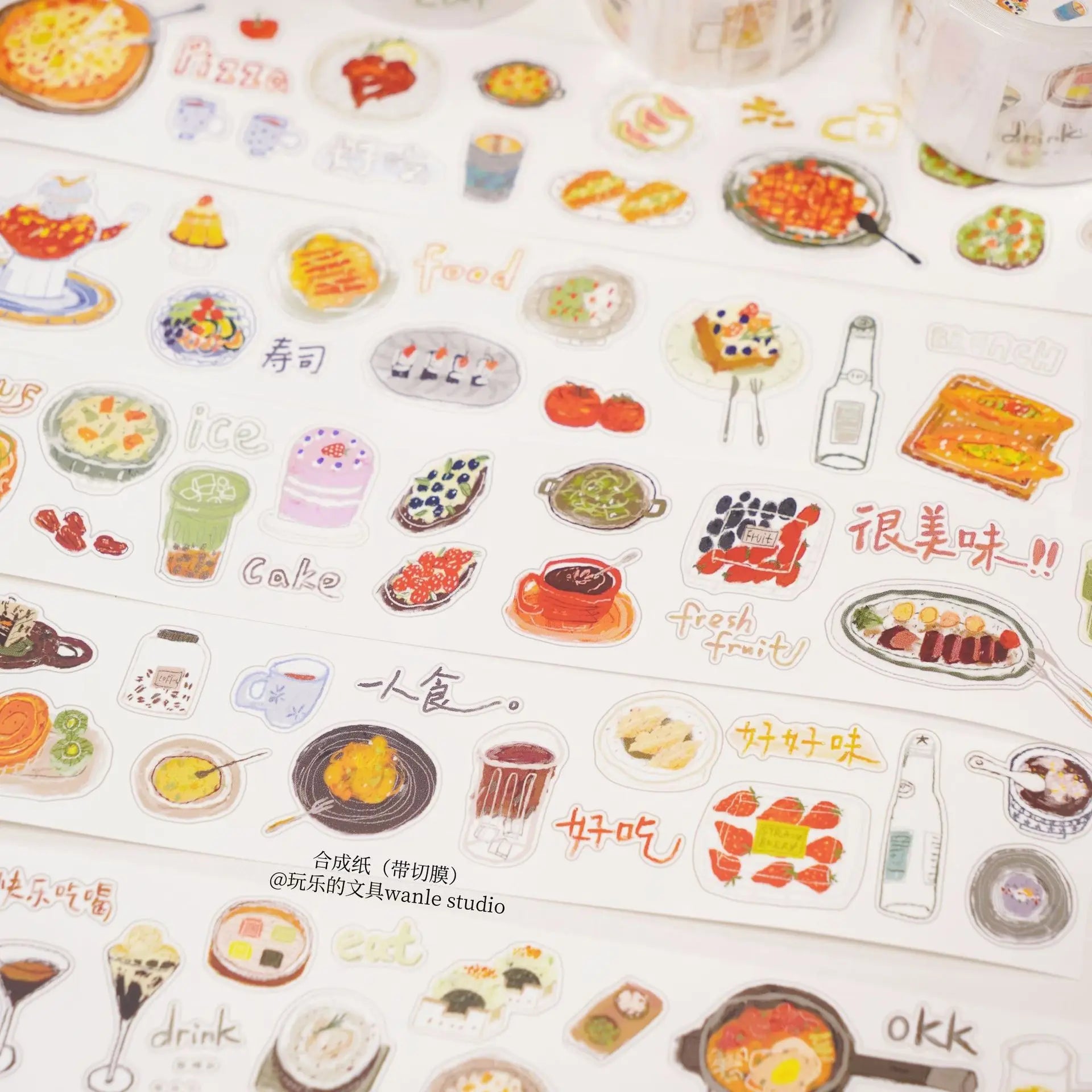 1pcs/1lot Decorative Adhesive Tapes Playful stationery Scrapbooking DIY Paper Japanese Stickers