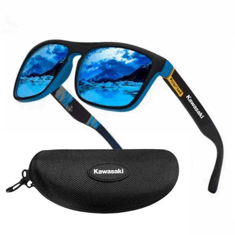Kawasaki Square Vintage Sport Polarized Sunglasses For Men Women Luxury Brand Designer Sun Glasses Driving Fishing UV400 Eyewea