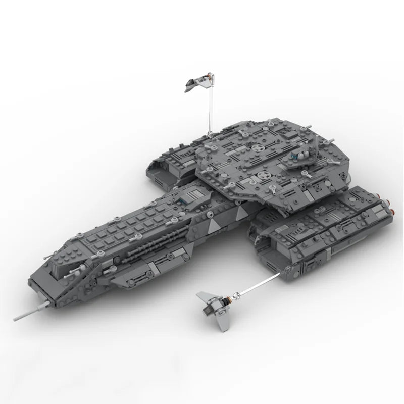 Daedalus Deep Space Carrier Model MOC Building Blocks Technology Aircraft Bricks Science Fiction Aircraft DIY Assemble Toys Gift