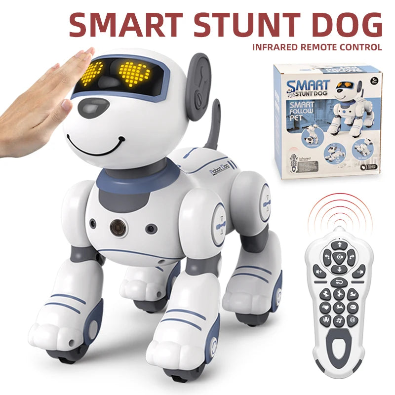 Children's Toy Remote Control Intelligent Robot Dog DIY programming voice interactive electronic pet dog robot model gift