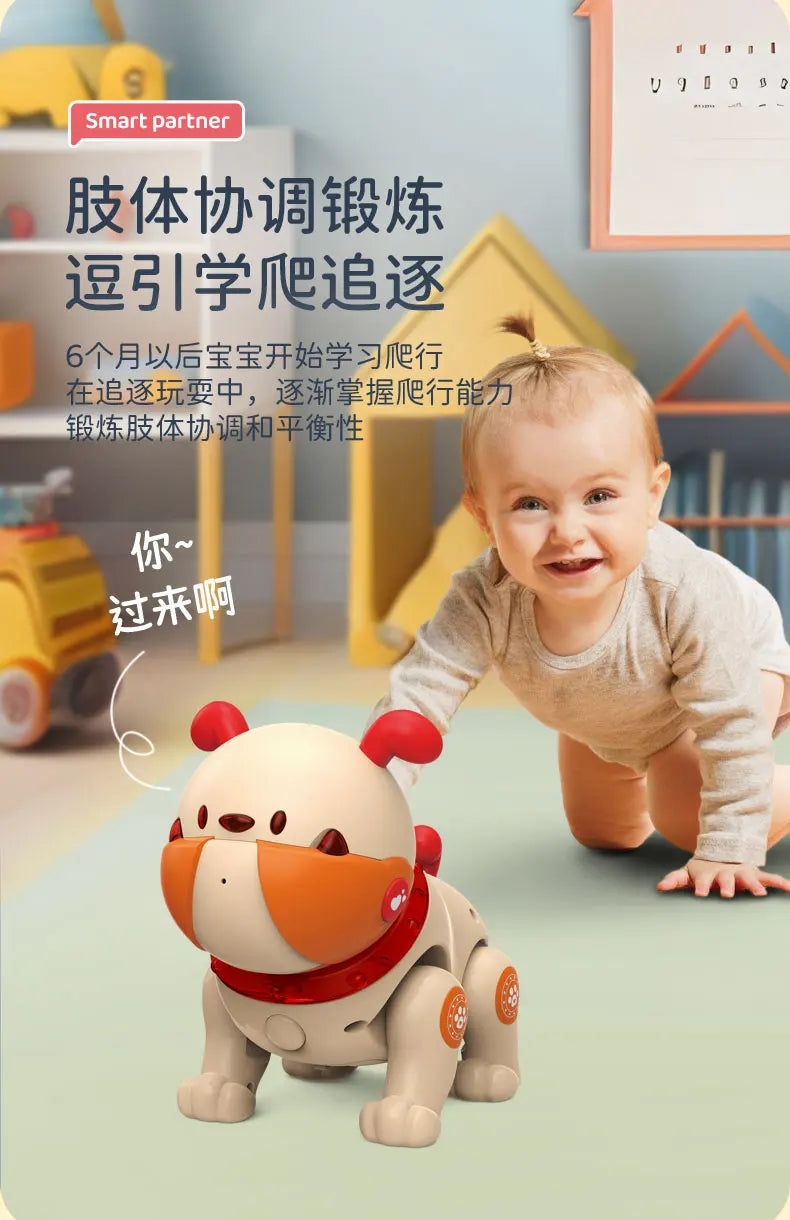 Children's Toy Remote Control Intelligent Robot Dog DIY programming voice interactive electronic pet dog robot model gift