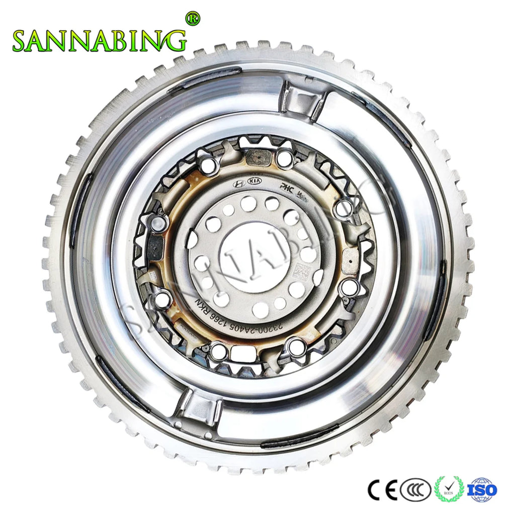 Nowe koło zamachowe sprzęgła samochodowego OEM D7UF1 D7GF1 23200-2A405 do 7-biegowej skrzyni biegów Hyundai Kia 1.7T 1401 QDZ.
