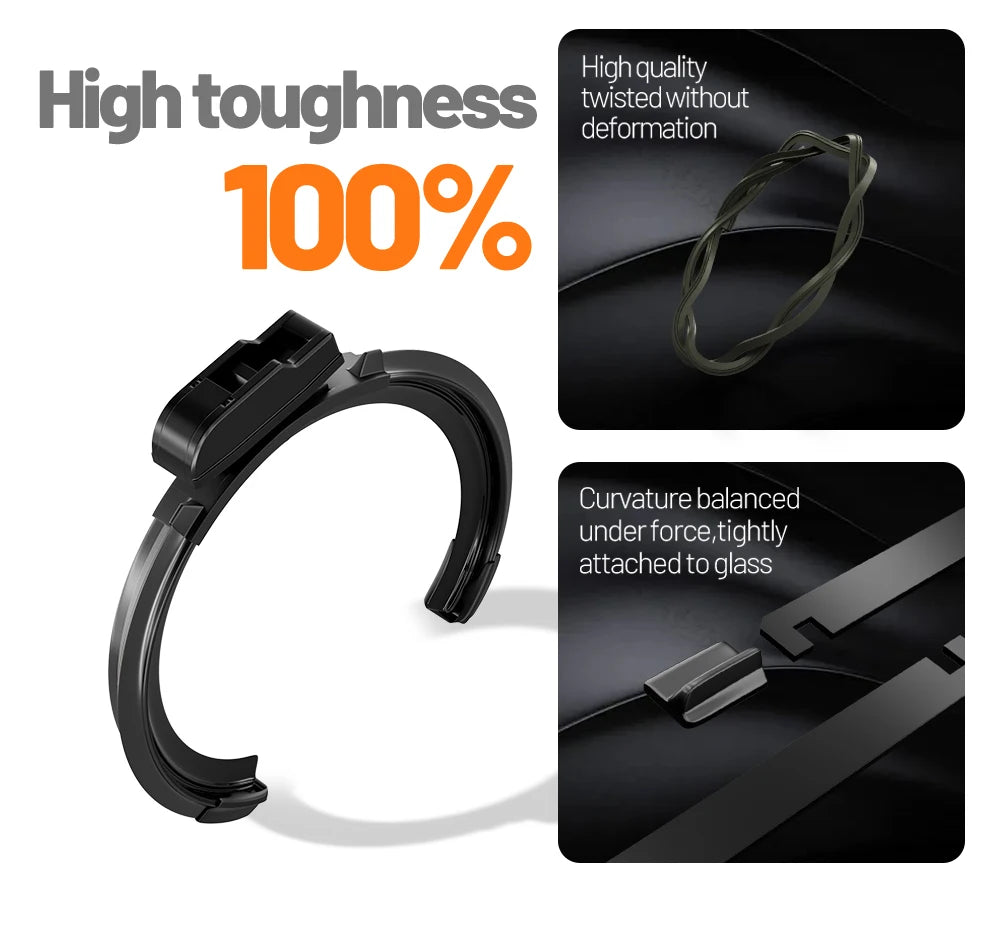 3Pcs Car Wiper For KIA Rio Hatchback Mk3 2011-2017 Front Rear Wiper Blades Brushes Auto Accessories 2013 2014 2015 2016