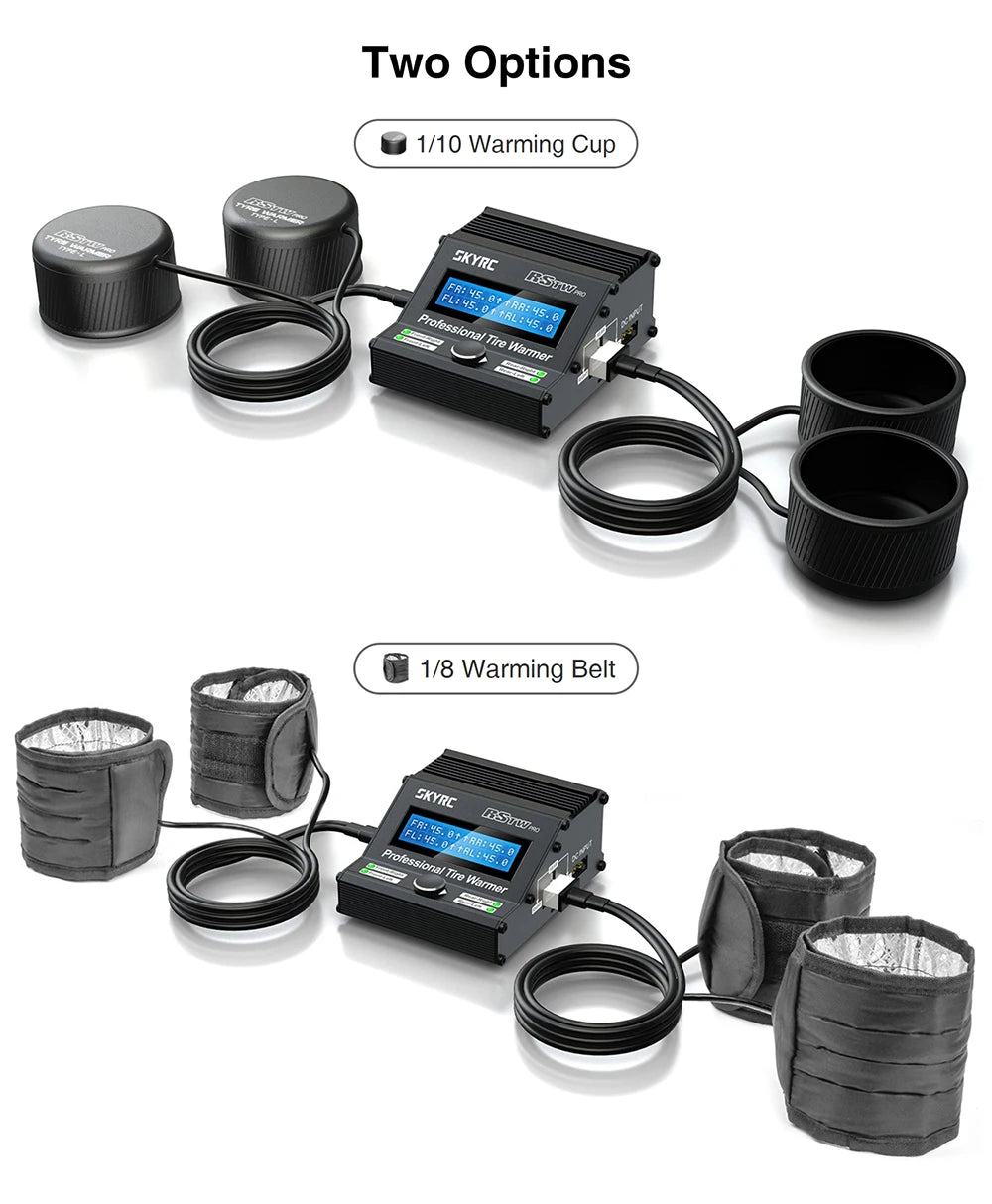 SKYRC Tire Warmer Electronic MCU RSTW Temperature Controlled for 1/10 1/8 Electric Touring Car RC Racing Drift Car SK-600064