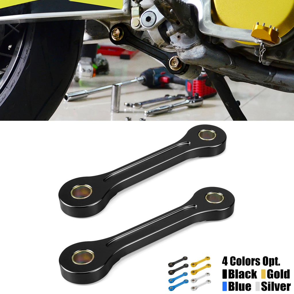 NICECNC For Kawasaki KLX400 KLX 400 2000-2019 For Suzuki DRZ400 DRZ400E DRZ400S DRZ400SM DR-Z 2000-2024 Lowering Links Kit