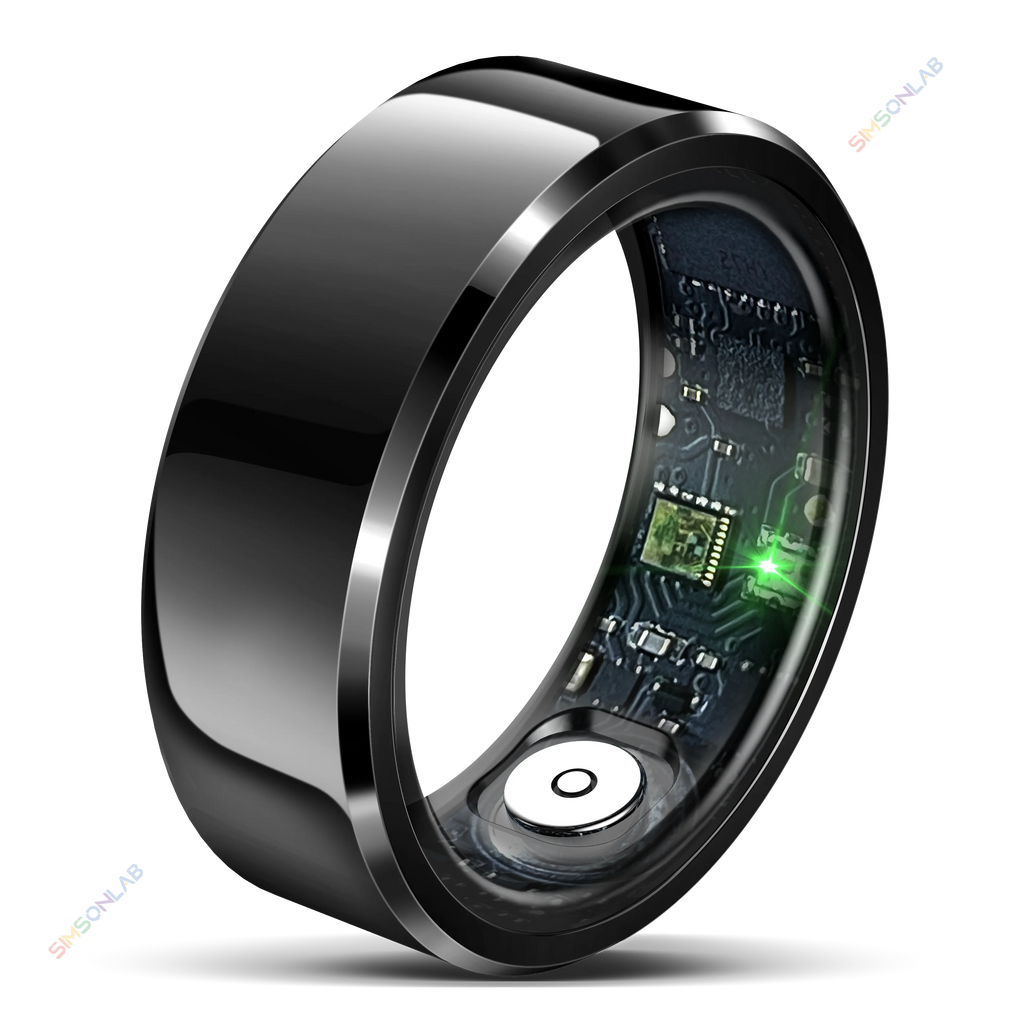 2025 New Smart Ring Sleep Monitor Health Detector IP68 Waterproof Motion Tracker Large Battery R06 Men Women Holiday Gifts Ring