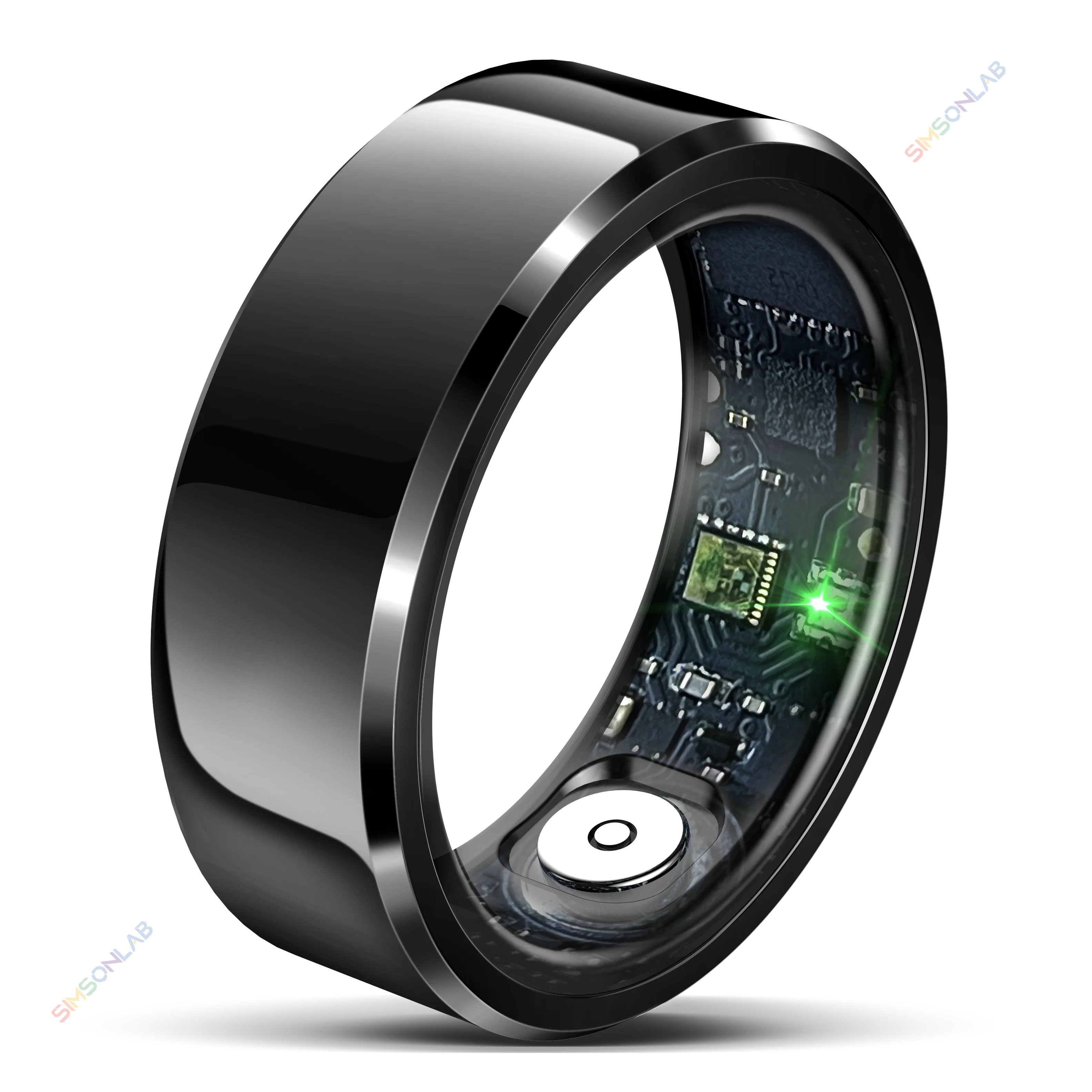 2025 New Smart Ring Sleep Monitor Health Detector IP68 Waterproof Motion Tracker Large Battery R06 Men Women Holiday Gifts Ring