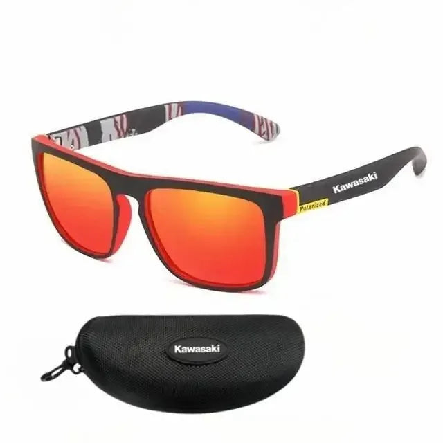 Kawasaki Square Vintage Sport Polarized Sunglasses For Men Women Luxury Brand Designer Sun Glasses Driving Fishing UV400 Eyewea