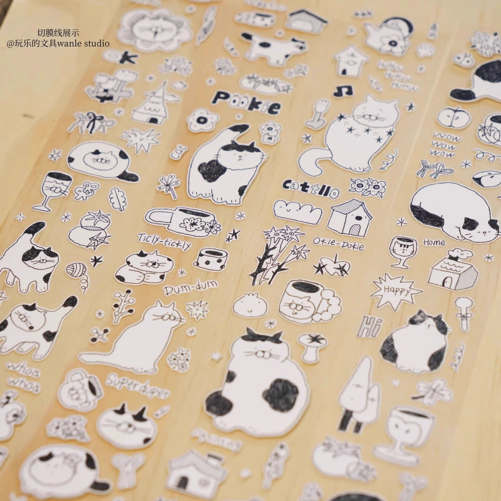 1szt/1lot Dekoracyjne taśmy klejące Zabawne artykuły papiernicze Scrapbooking DIY Papier Japońskie naklejki