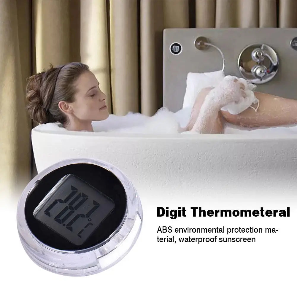 Mini Motorcycle Temperature Gauge Highly Waterproof Stick-On Temperature Meter Gauge Adhesive Pocket Thermometers for Car Auto