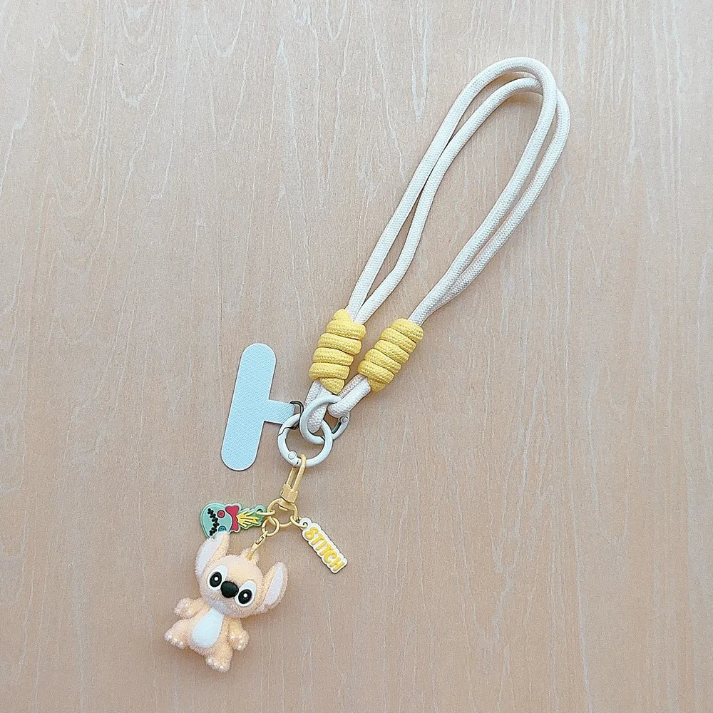 Kawaii Lilo & Stitch Toys Keychian Lovely Stitch Pendant Keyholder Women Car Keyring Girl Friends Birthday Gift