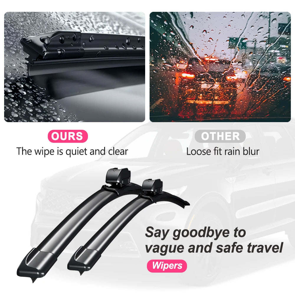 KCIMO 2PCS New Wiper Blades for Suzuki Every DA17V/DA17W 2015-2025 Mazda Scrum Mitsubishi Minicab Mitsubishi Town Box Nissan